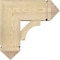 Ekena Millwork Westlake Arts and Crafts Rough Sawn Bracket w/ Offset Brace, Douglas Fir, 8"W x 18"D x 18"H BKT0806X18X18WTL03RDF - alternate 4